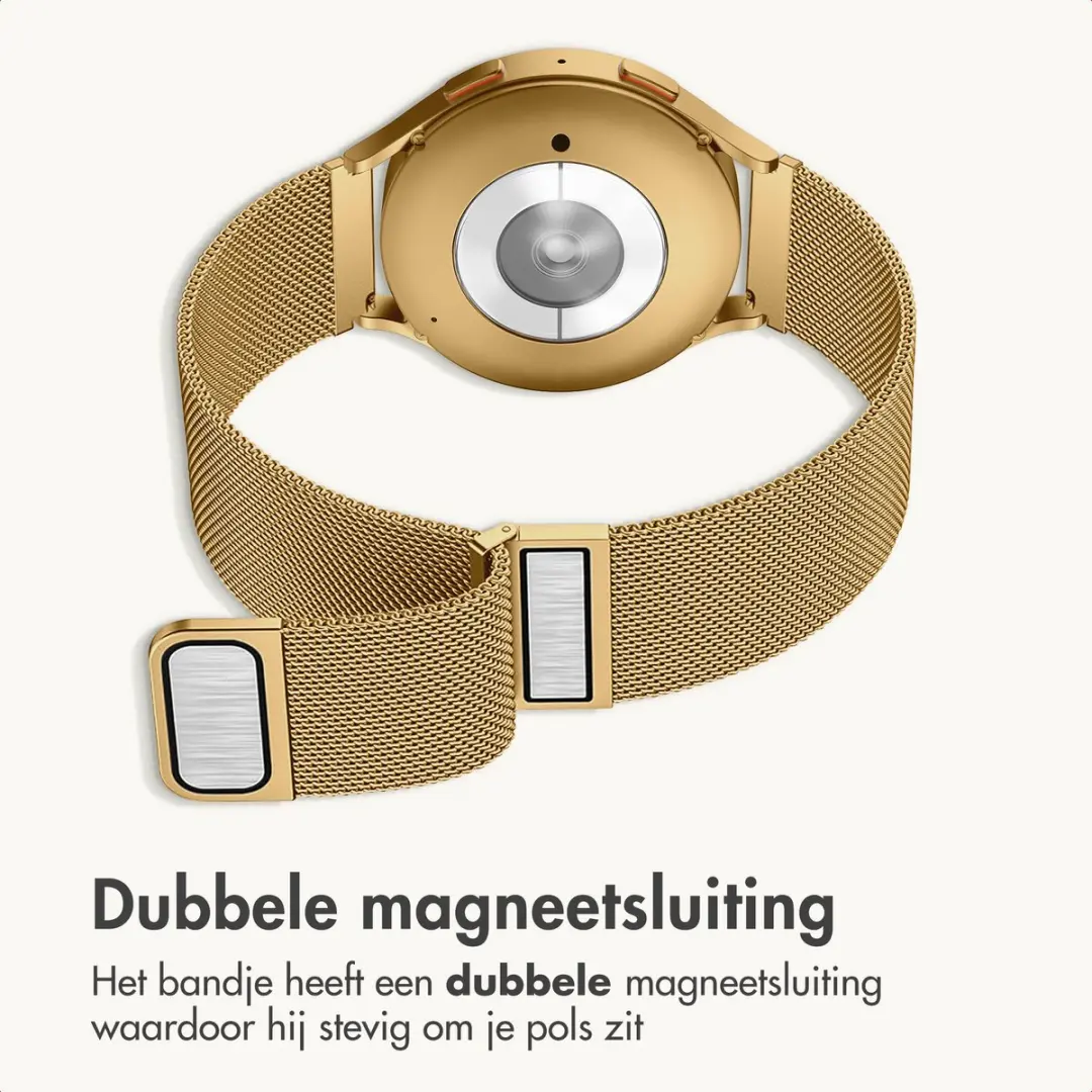 Imoshion Milanees Bandje Goud - One Size - Amazfit Compatibel