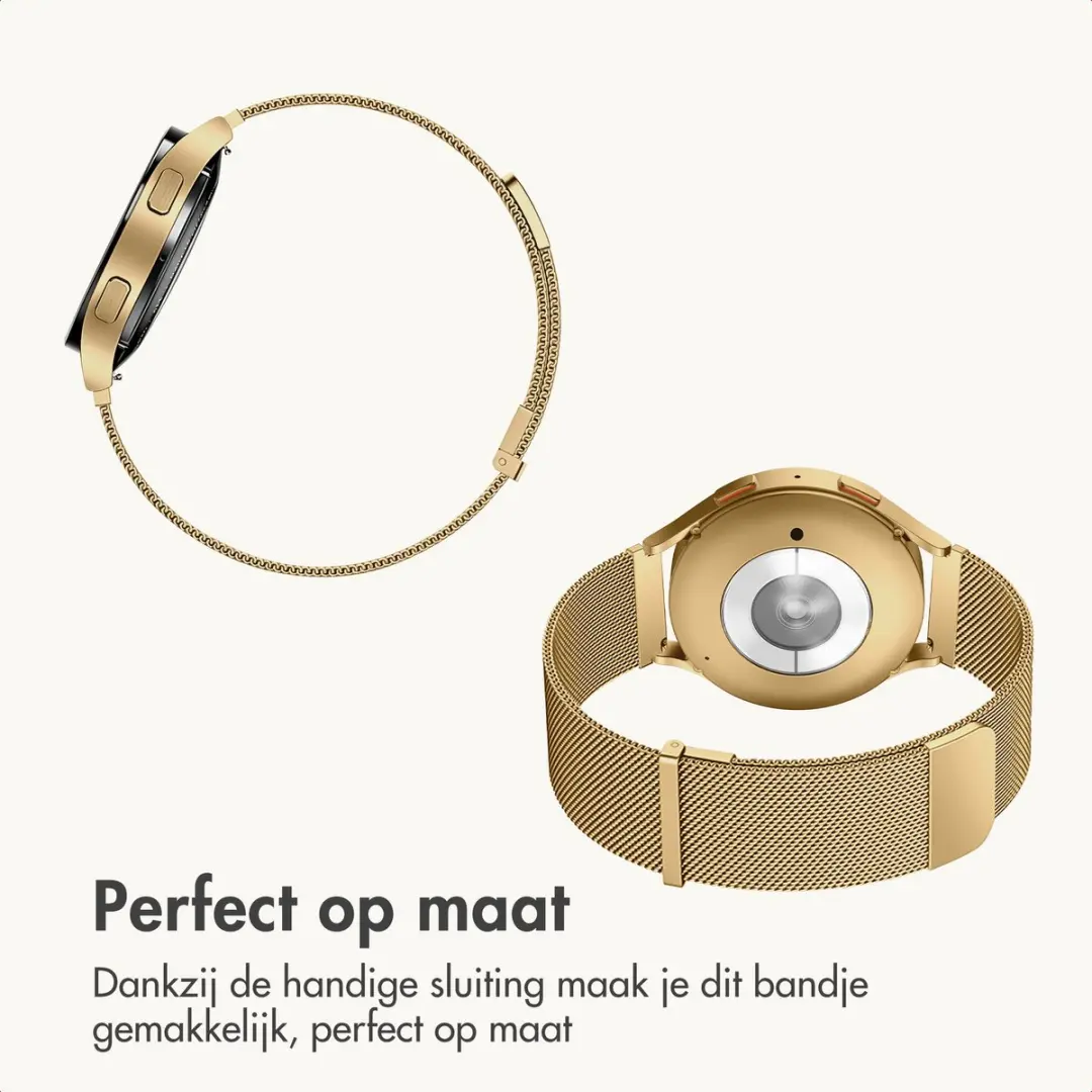 Imoshion Milanees Bandje Goud - One Size - Amazfit Compatibel - afbeelding 6 van 6