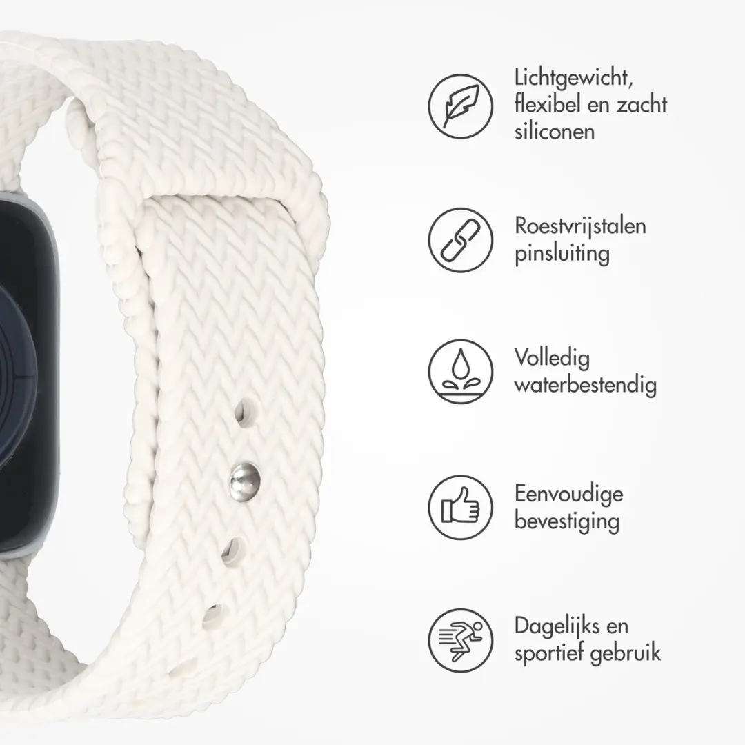 Imoshion Siliconen Bandje Apple Watch 38-42mm - Sterrenlicht