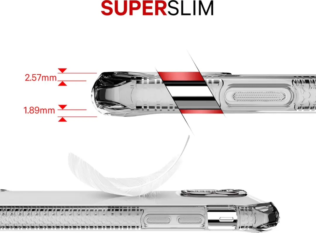Itskins SupremeClear APXE-SUPIC-TRSP iPhone 11 Pro Hoesje - Transparant