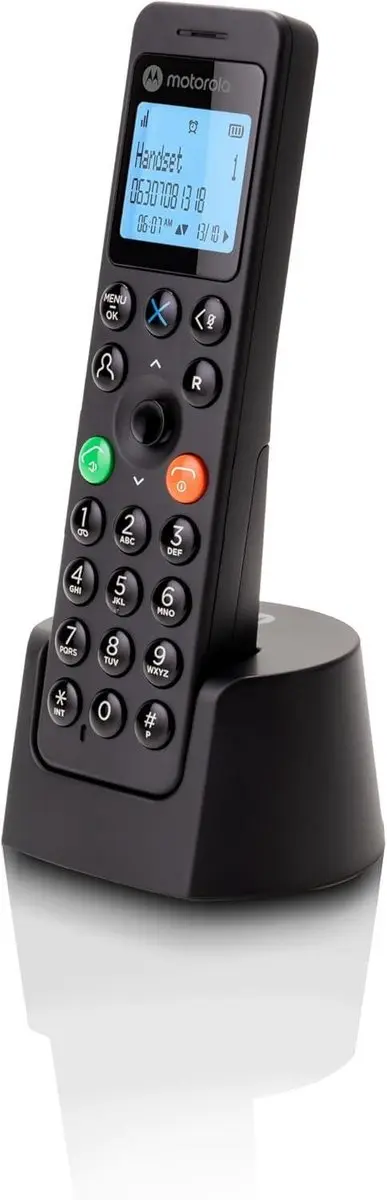 Motorola DOT201 DECT Telefoon - 1 Handset - 550mAh - Zwart