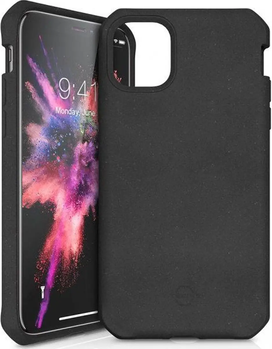 Itskins Level 2 FeroniaBio Apple iPhone 11 Pro Hoesje - Zwart - afbeelding 6 van 6