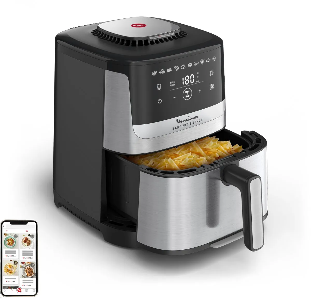 Moulinex Easy Fry Silence EZ552DF0 Airfryer 5L
