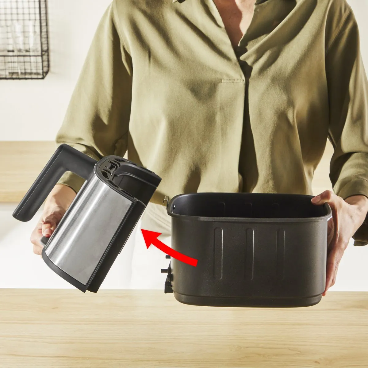 Moulinex Easy Fry Silence EZ552DF0 Airfryer 5L - 1670W - Zwart