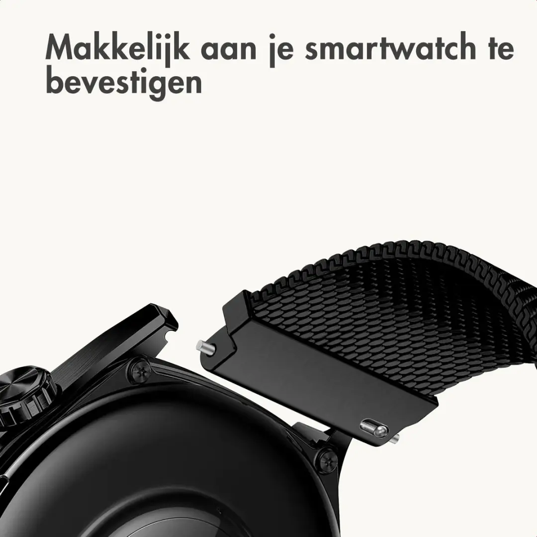 Imoshion Milanees Bandje SH00099866 - Zwart