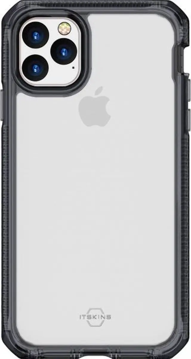 Itskins Supreme Clear Cover Apple iPhone 11 Pro APXE-SUPIC-SMTR - Transparant/Zwart