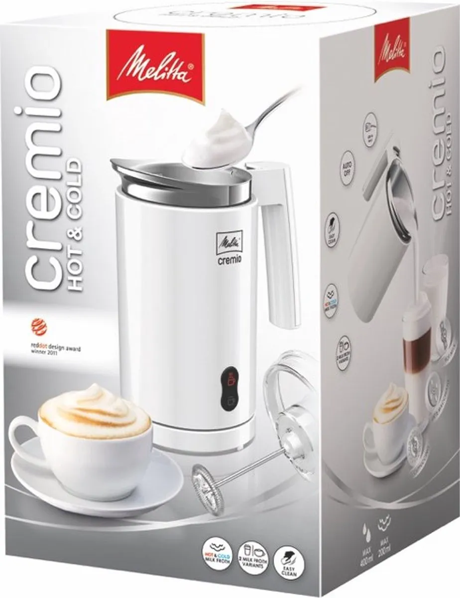 Melitta Cremio II 6758123 Elektrische Melkopschuimer - 250ml - Wit - afbeelding 6 van 6