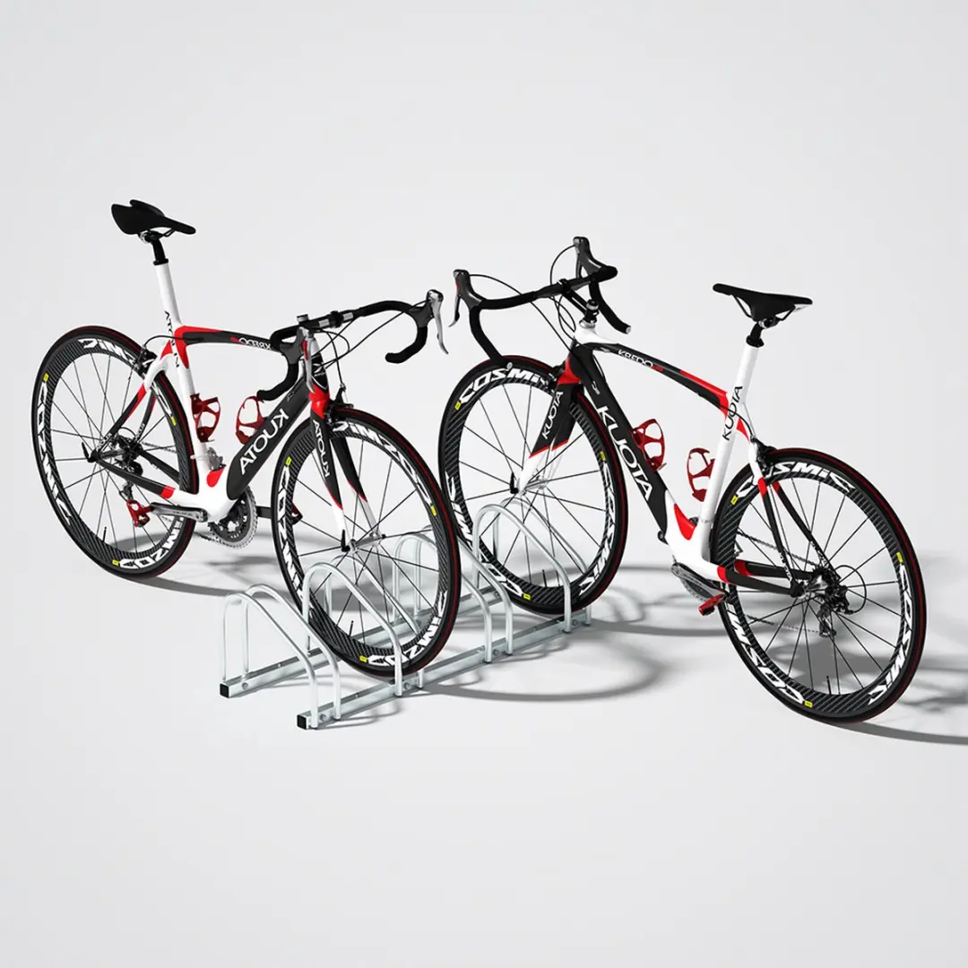Monzana Fietsenrek 4 Fietsen - 37cm Wielafstand - Grijs - afbeelding 6 van 6