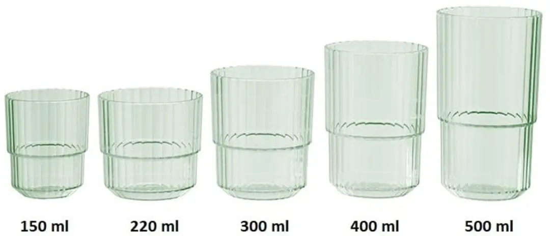 APS Drinkglas 10573 - 400ml - Lichtgroen - afbeelding 6 van 6