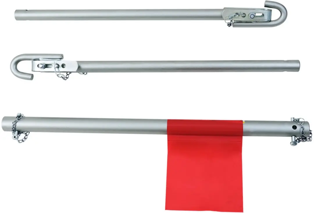 Monzana Auto Veiligheidssleepstang 1,8m - 3 Stuks RVS