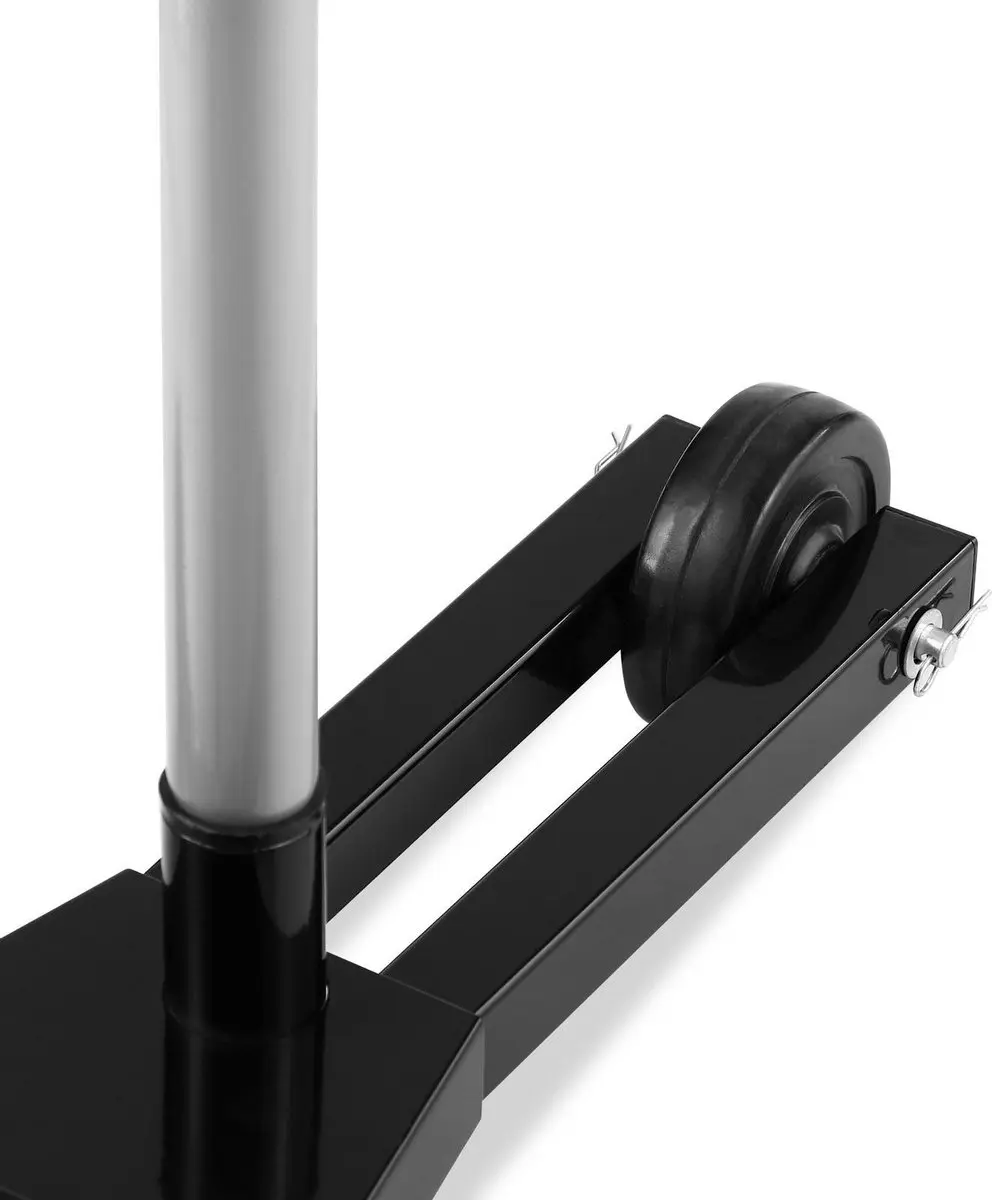 Monzana Velgenboom met Wielen - Universeel - 100 kg - Zwart