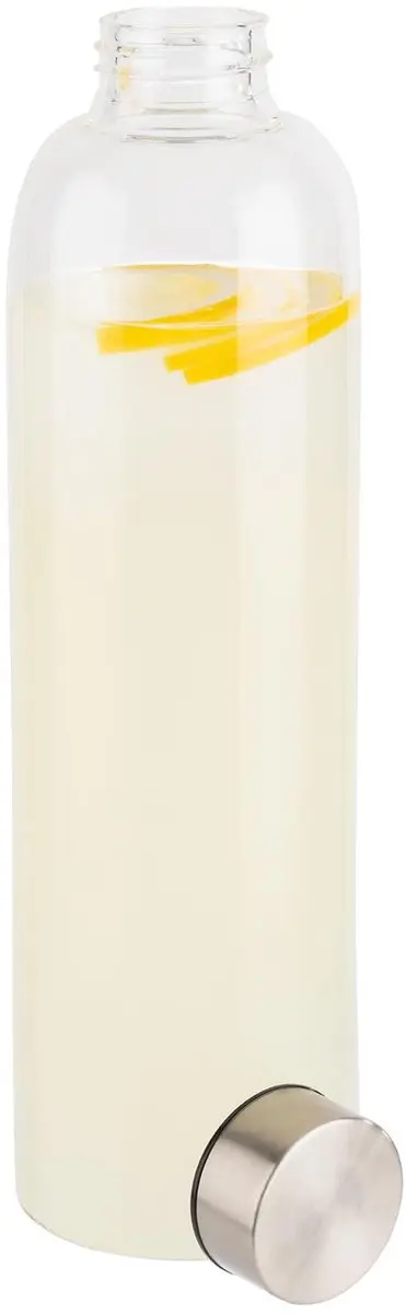 APS Glas Drinkfles 66909 - 1 Liter - Ø7,5cm - Transparant