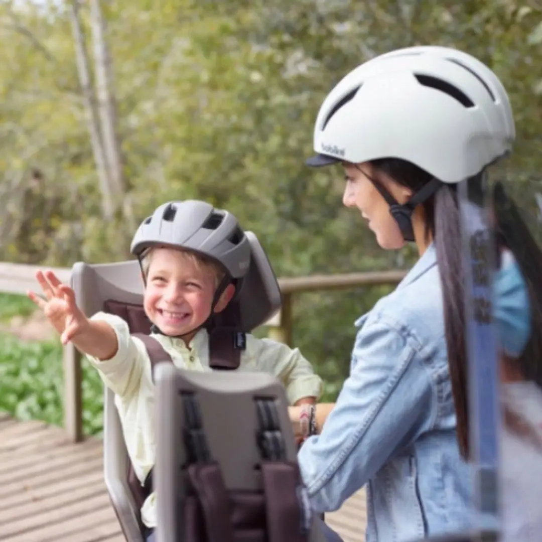 Bobike Tour Plus Exclusief 1P Kinderfietszitje - Bruin