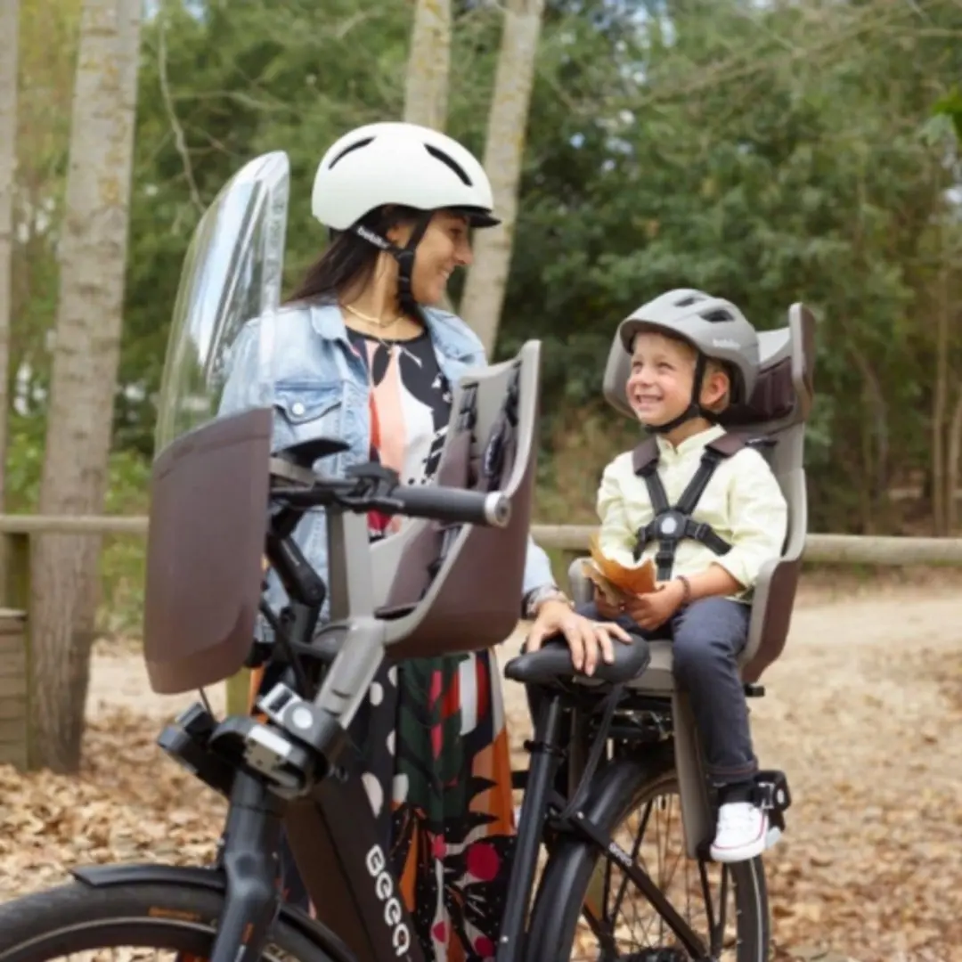 Bobike Tour Plus Exclusief 1P Kinderfietszitje - Bruin