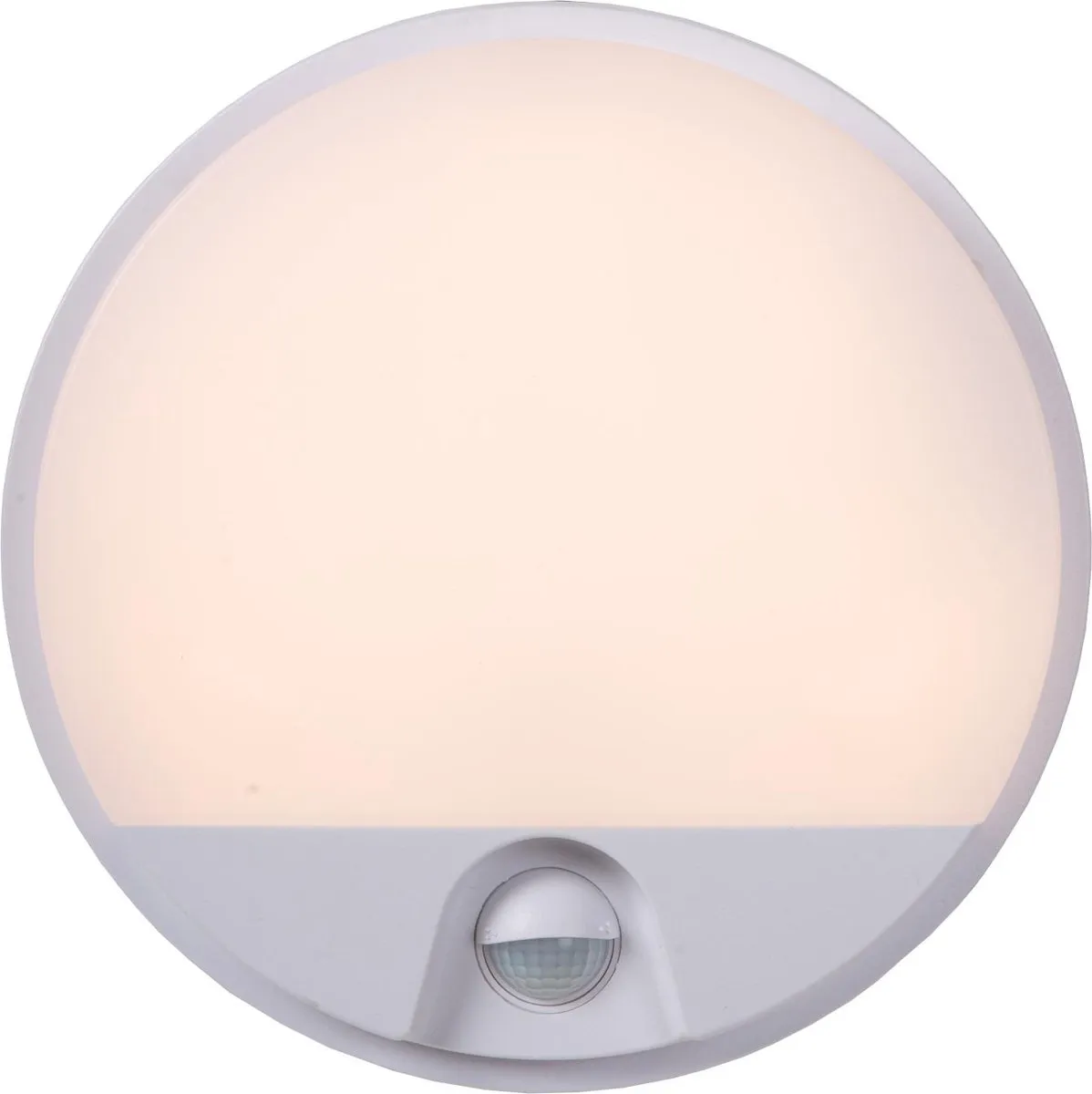 Lucide HUPS IR Wandlamp 10W 3000K - Ø21cm Wit