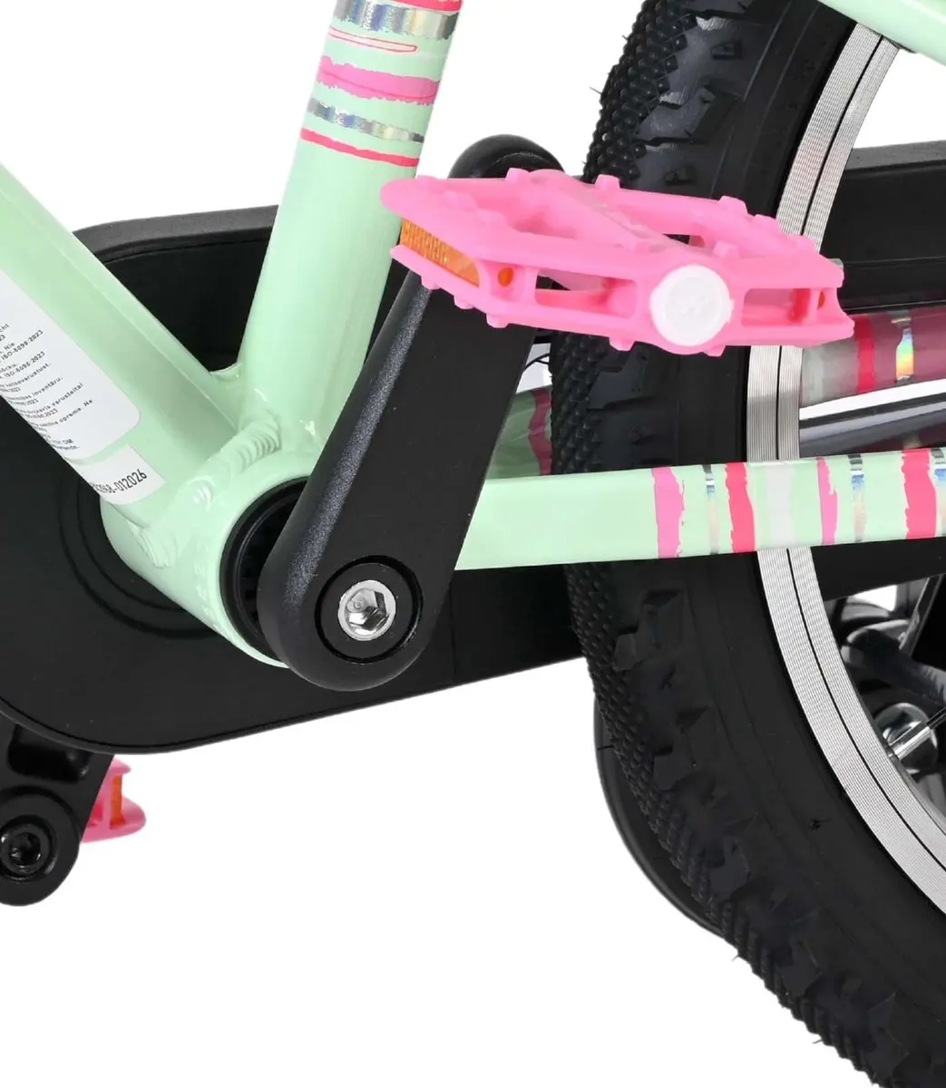 Volare Milano Kinderfiets 16" - Meisjes - Mintgroen