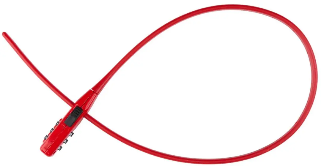Dunlop Combinatieslot Fiets - Roestvrij Staal - Rood - afbeelding 2 van 3