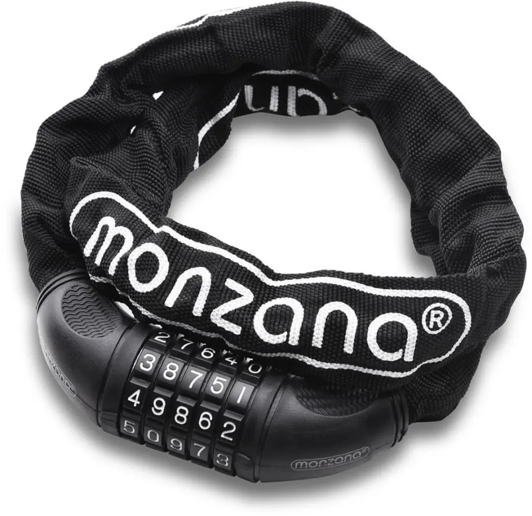 Monzana Fietsslot 90cm - Numerieke Code - Zwart