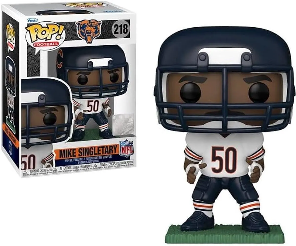 Funko Pop! Football NFL Chicago Bears Mike Singletary #218