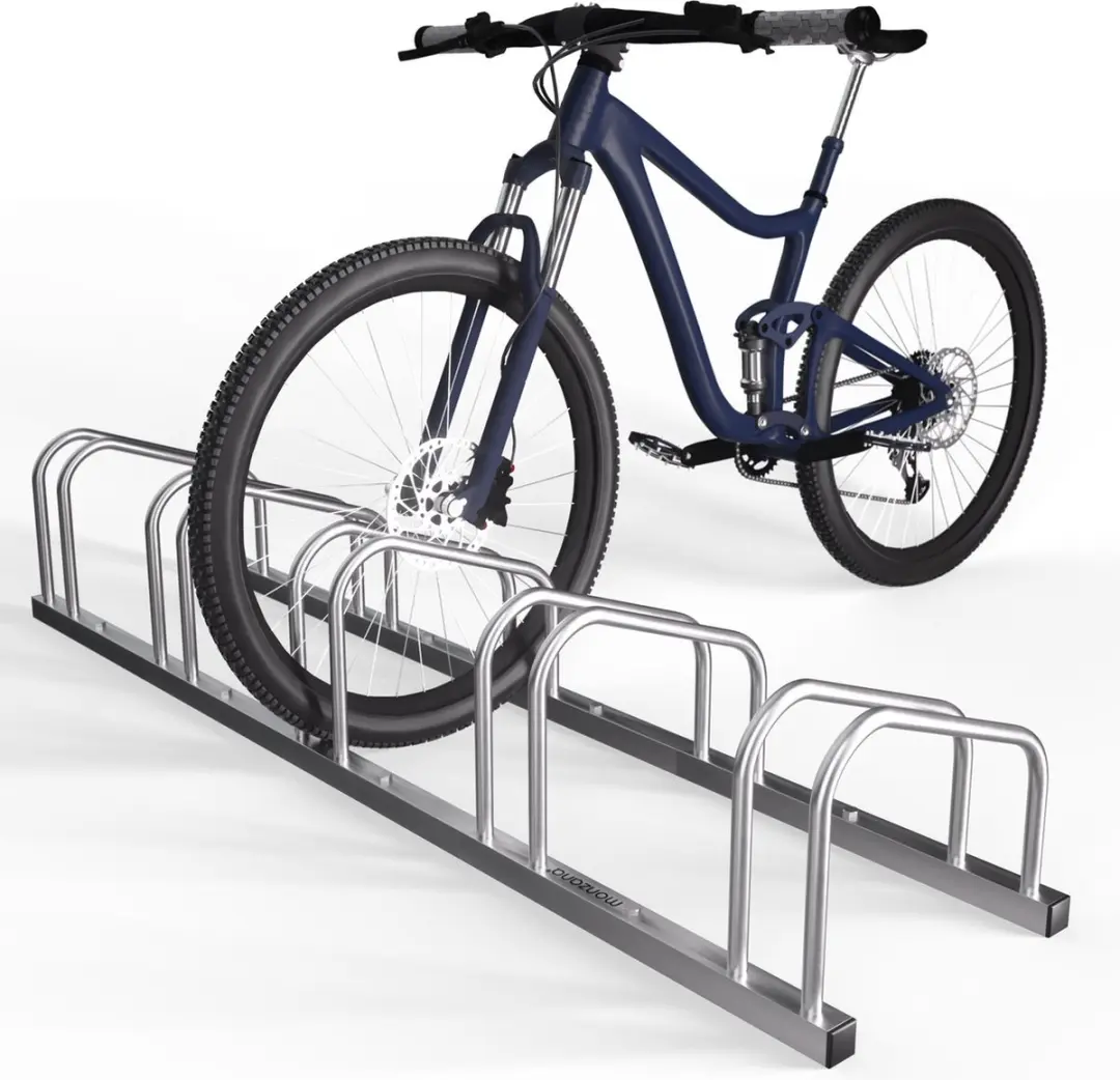 Monzana Fietsenrek 5 Fietsen - 37cm Wielafstand - Grijs
