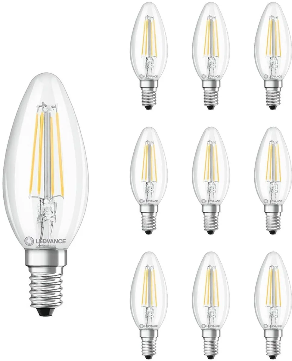 LEDVANCE LED Filament Kaarslamp E14 4W 470lm