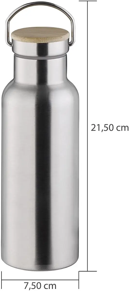 APS Roestvrijstalen Drinkfles 500ml - Metaal - afbeelding 6 van 6