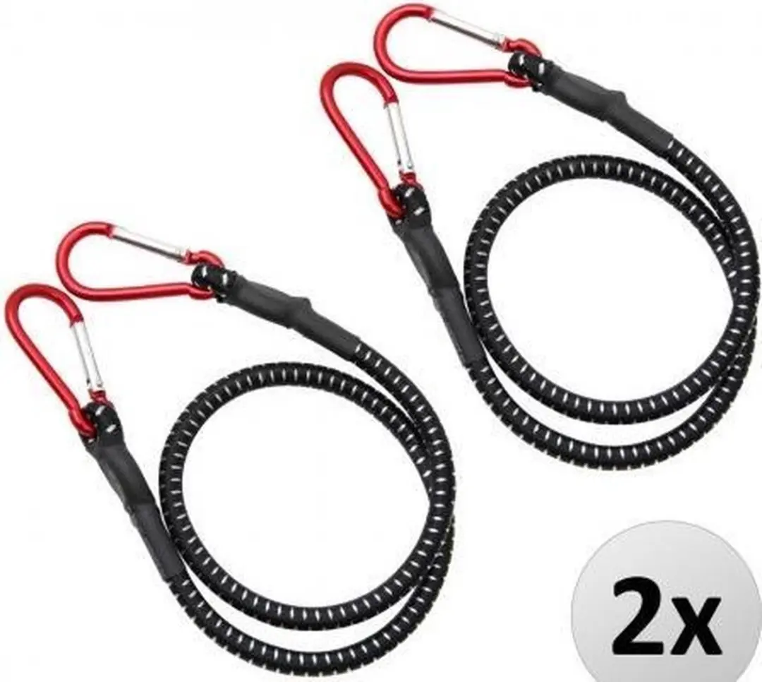 Monzana Snelbinder met Karabijnhaak 80cm