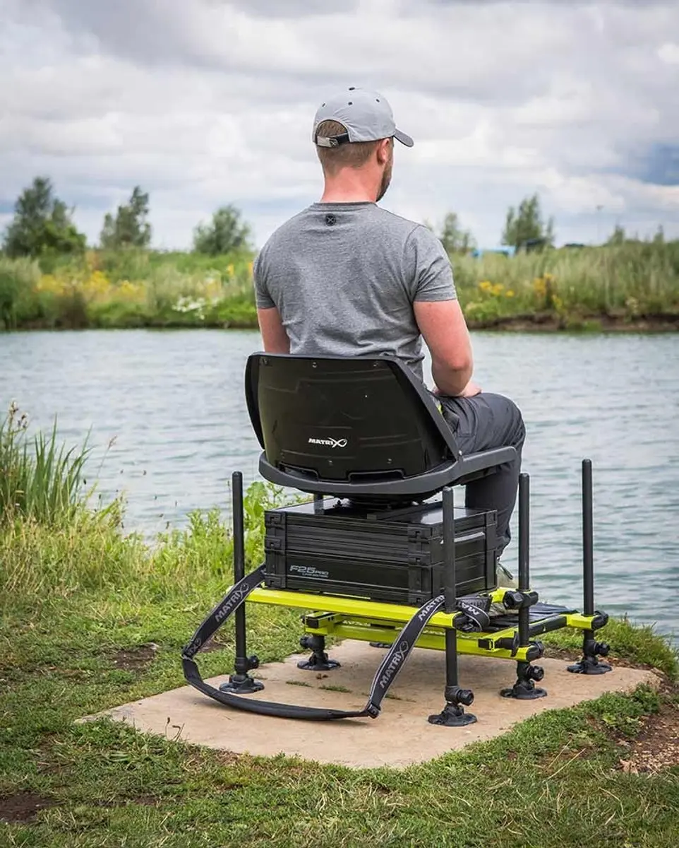 Matrix F25 Pro Swivel Seatbox - Lime Edition