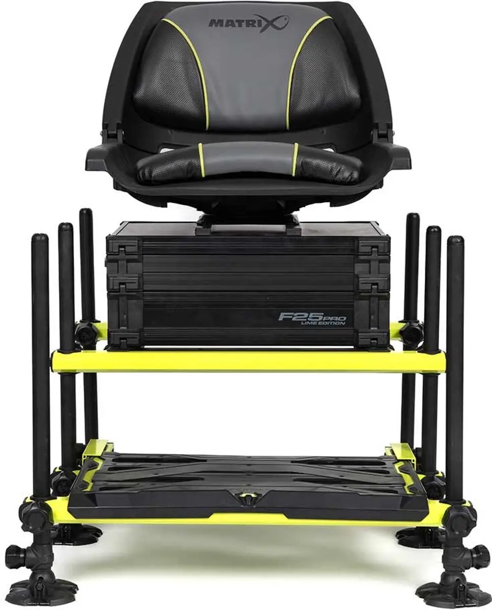 Matrix F25 Pro Swivel Seatbox - Lime Edition