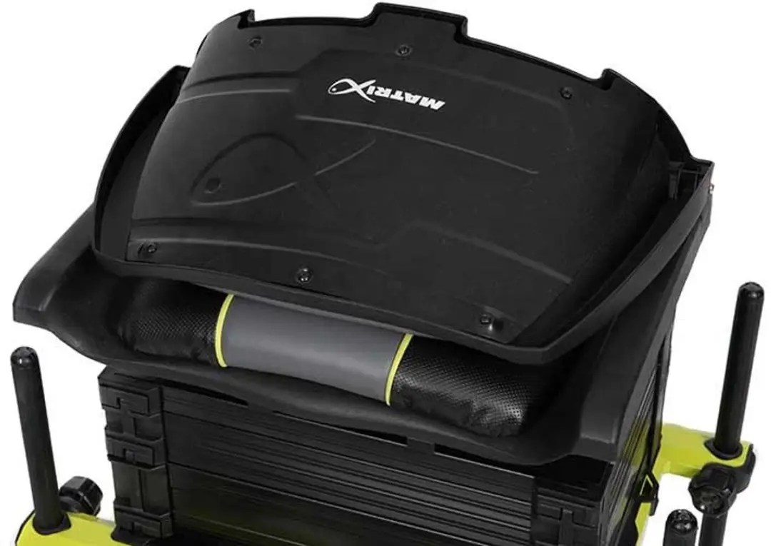 Matrix F25 Pro Swivel Seatbox - Lime Edition - afbeelding 6 van 6