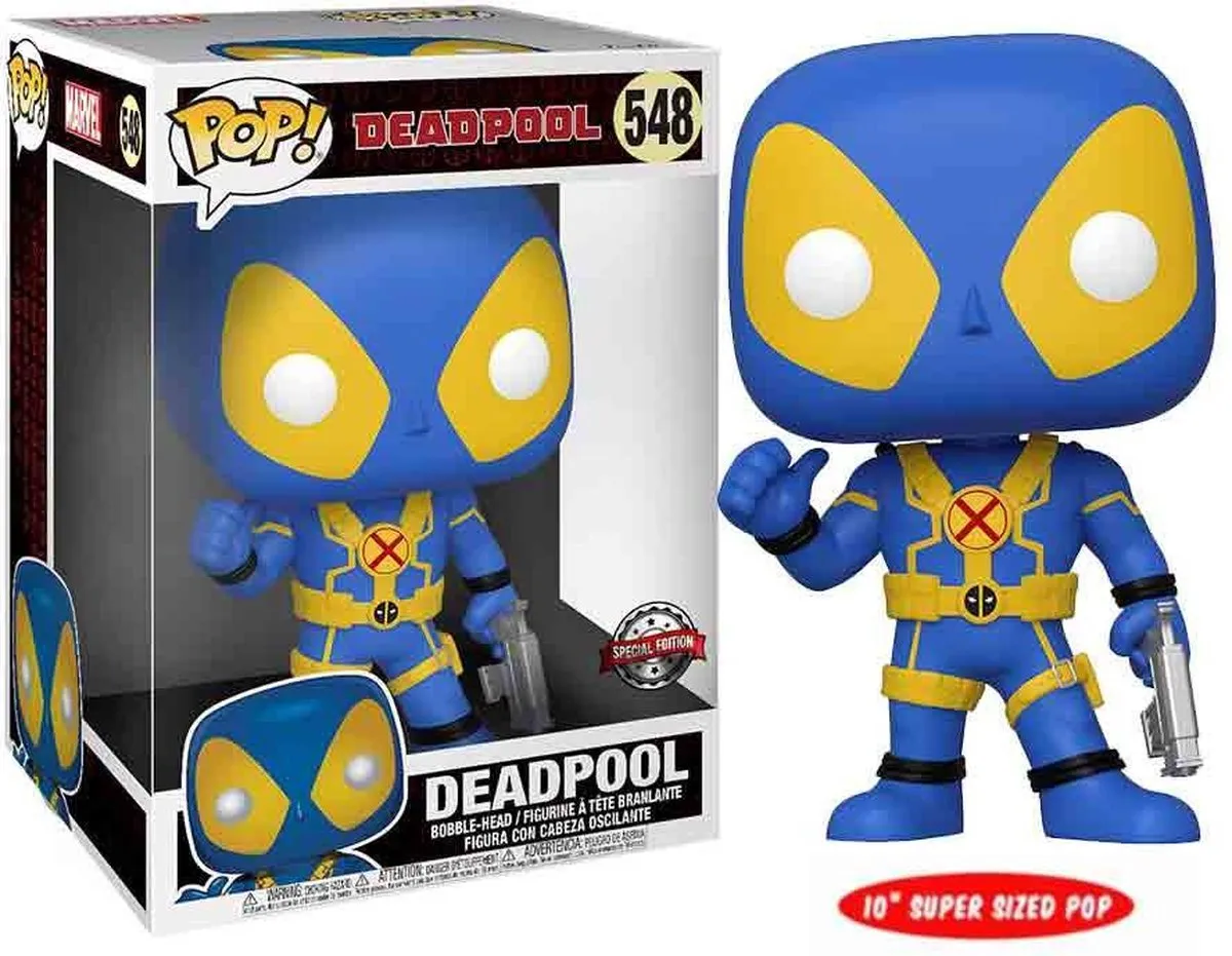 Funko Pop Blue Deadpool Thumbs Up 44727 - 25cm