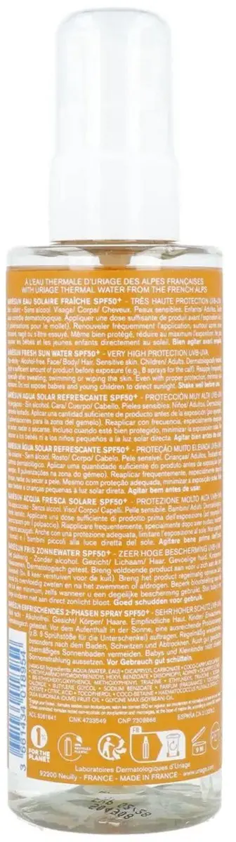 Uriage Bariésun Fresh Sunwater SPF50 - 200ml