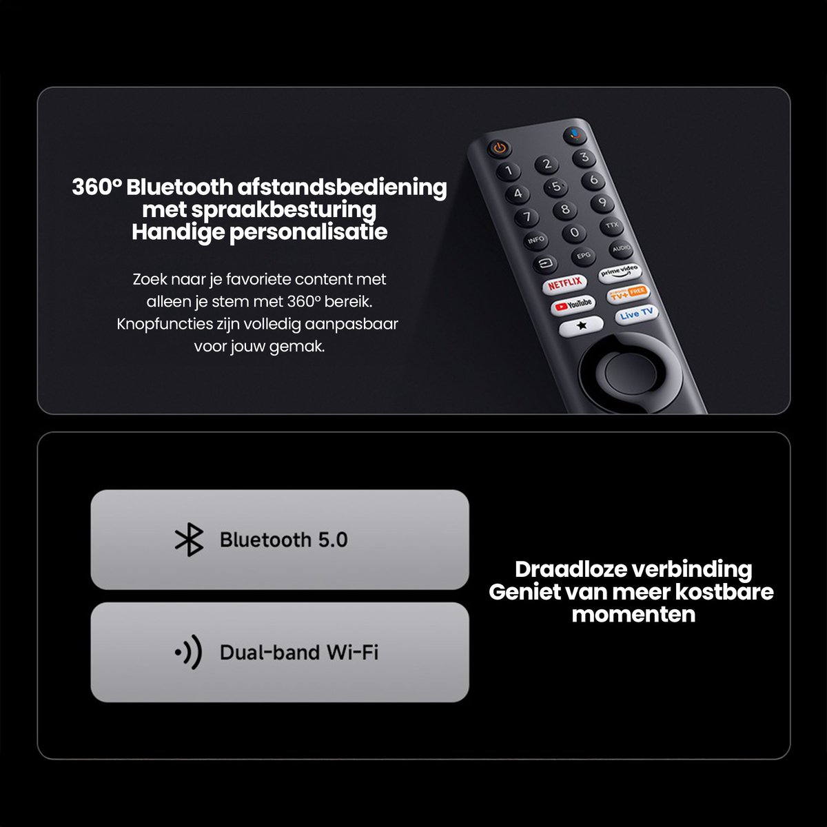 Xiaomi TV A Pro 2026 32 inch (81 cm) - QLED - Smart TV met Google TV - Google Assistant spraakbediening - Dolby Audio & DTS:X - HDMI 2.1 - CI+ slot - Google Cast