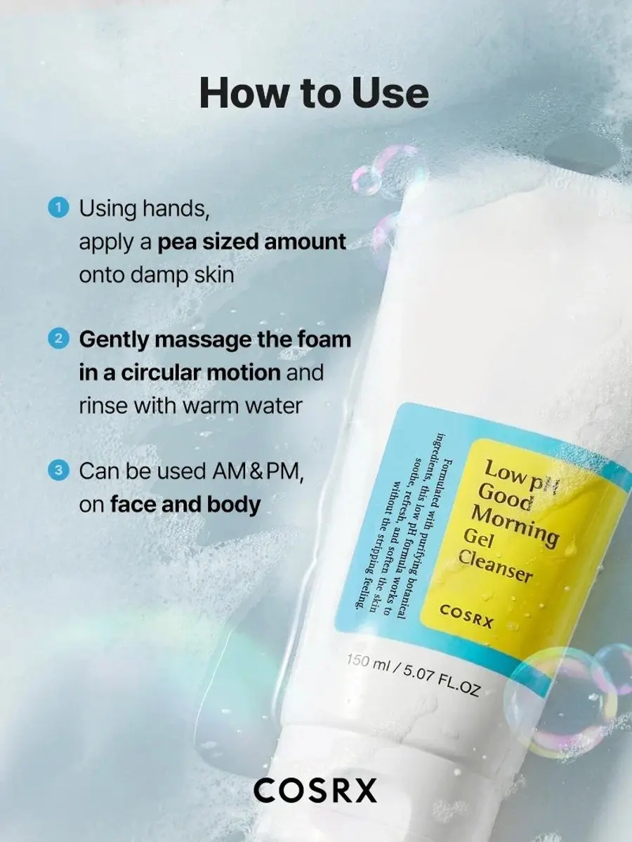 CosRx Low pH Good Morning Gel Cleanser 50ml