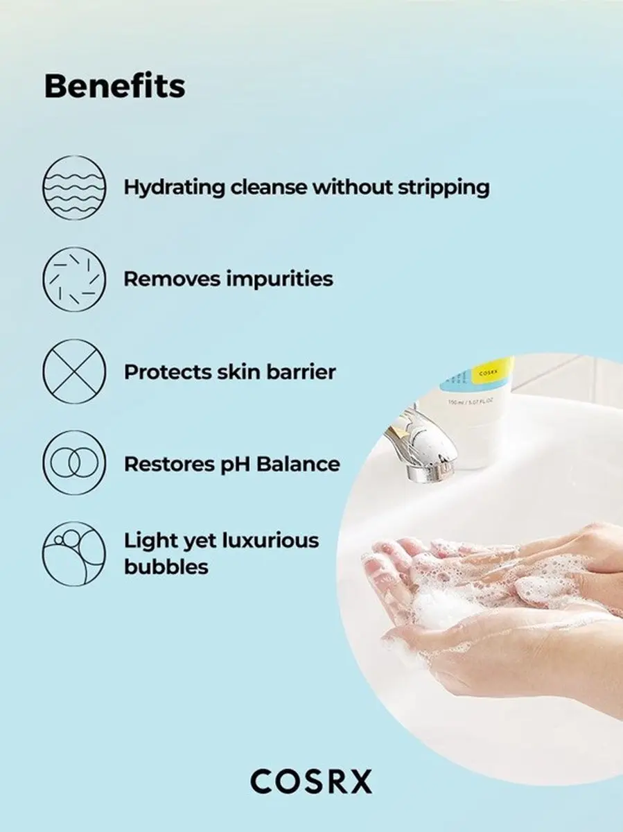 CosRx Low pH Good Morning Gel Cleanser 50ml