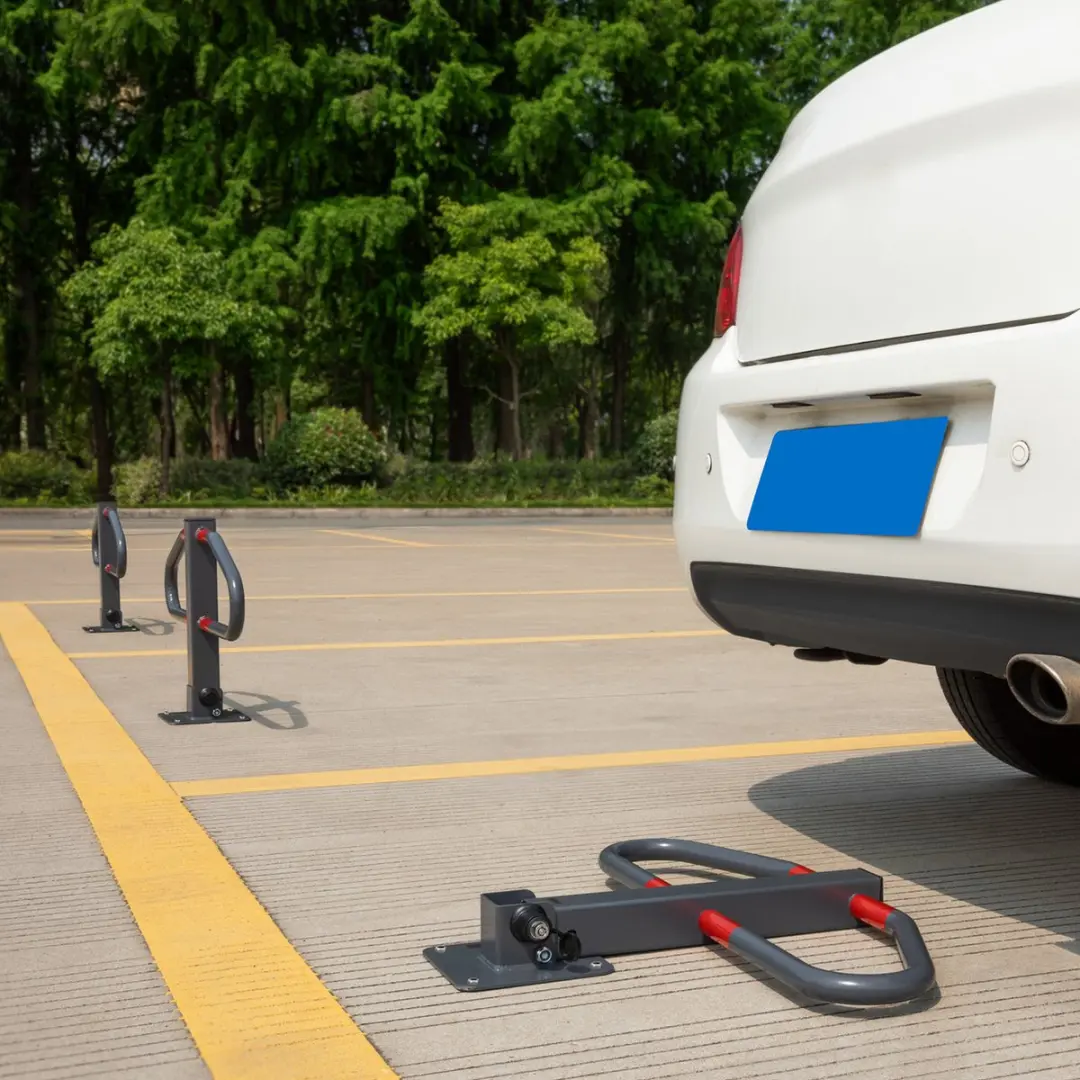 Monzana Parkeerbeugel met Sleutel - Grijs - afbeelding 6 van 6