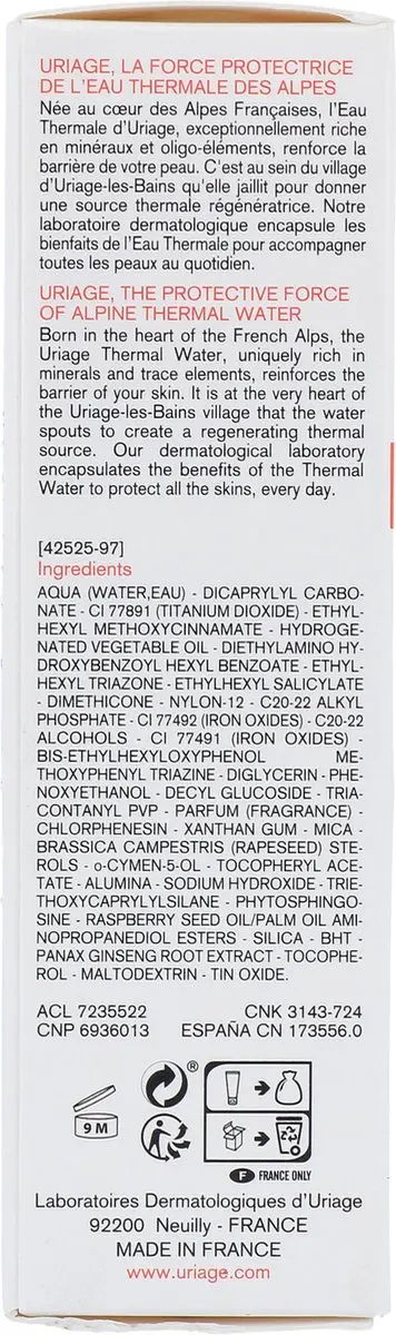 Uriage Roséliane CC Crème SPF30 - 40ml - Rood