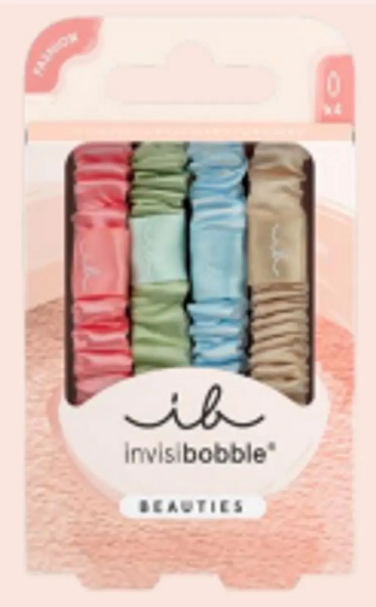 Invisibobble Beauties Haarelastiekjes Satin Sorbet - 4 Stuks