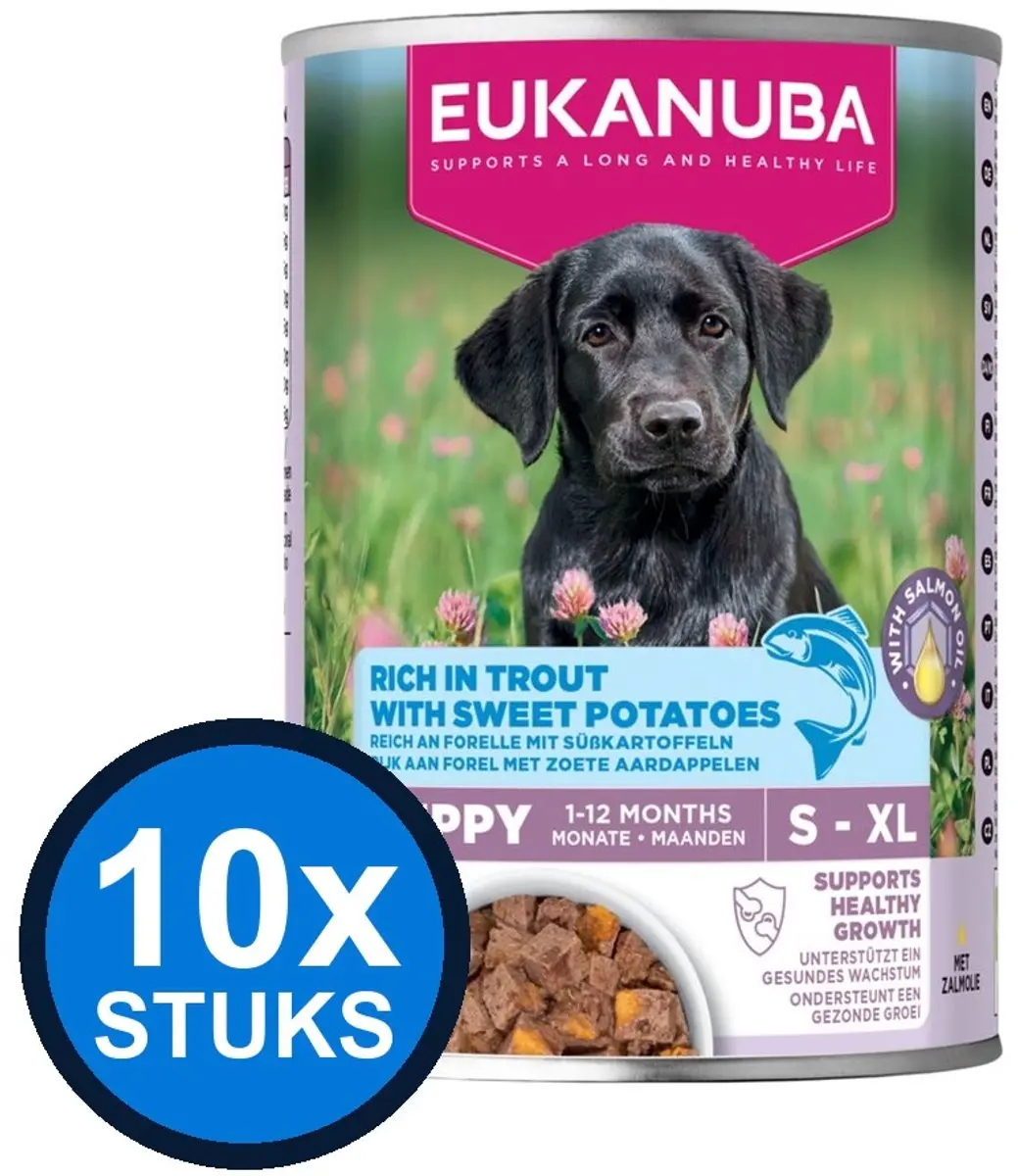 Eukanuba Life Care Natvoer Puppy Forel & Zoete Aardappel 400g