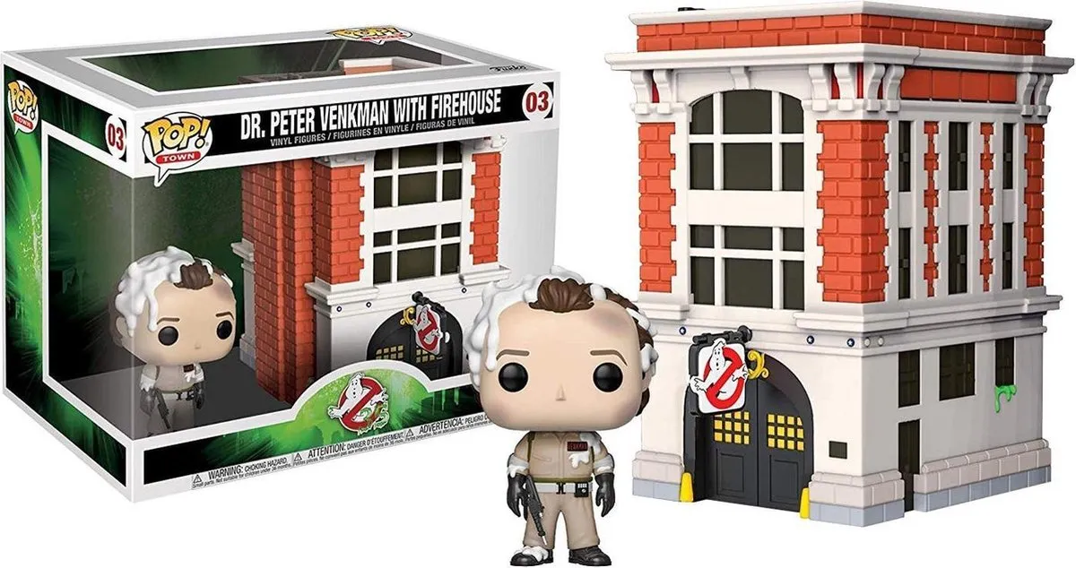 Funko Pop! Town Ghostbusters Dr. Peter Venkman