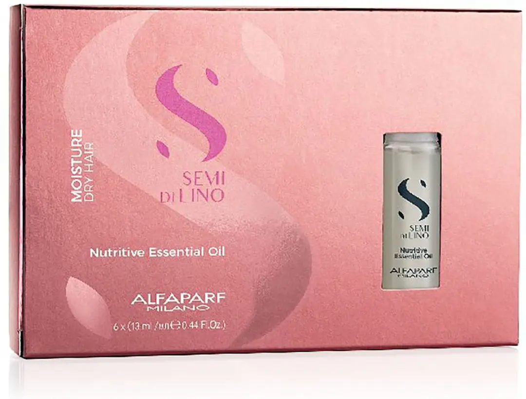 Alfaparf Milano Semi Di Lino Olie 6x13ml - Roze/Wit
