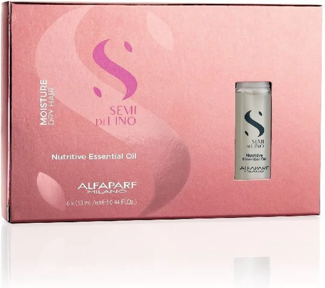 Alfaparf Milano Semi Di Lino Olie 6x13ml - Roze/Wit