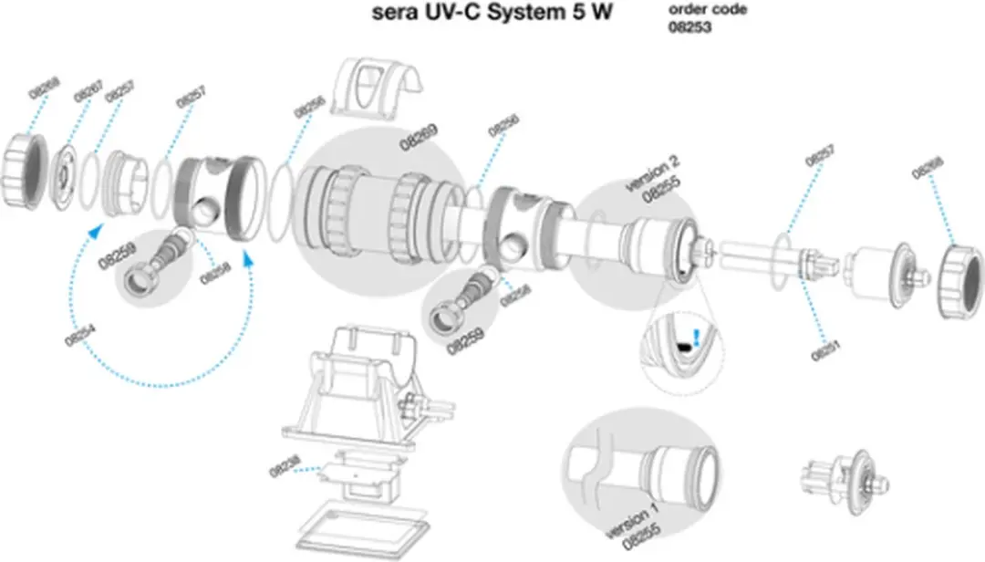 Sera UV-C Zuiveringssysteem 5W