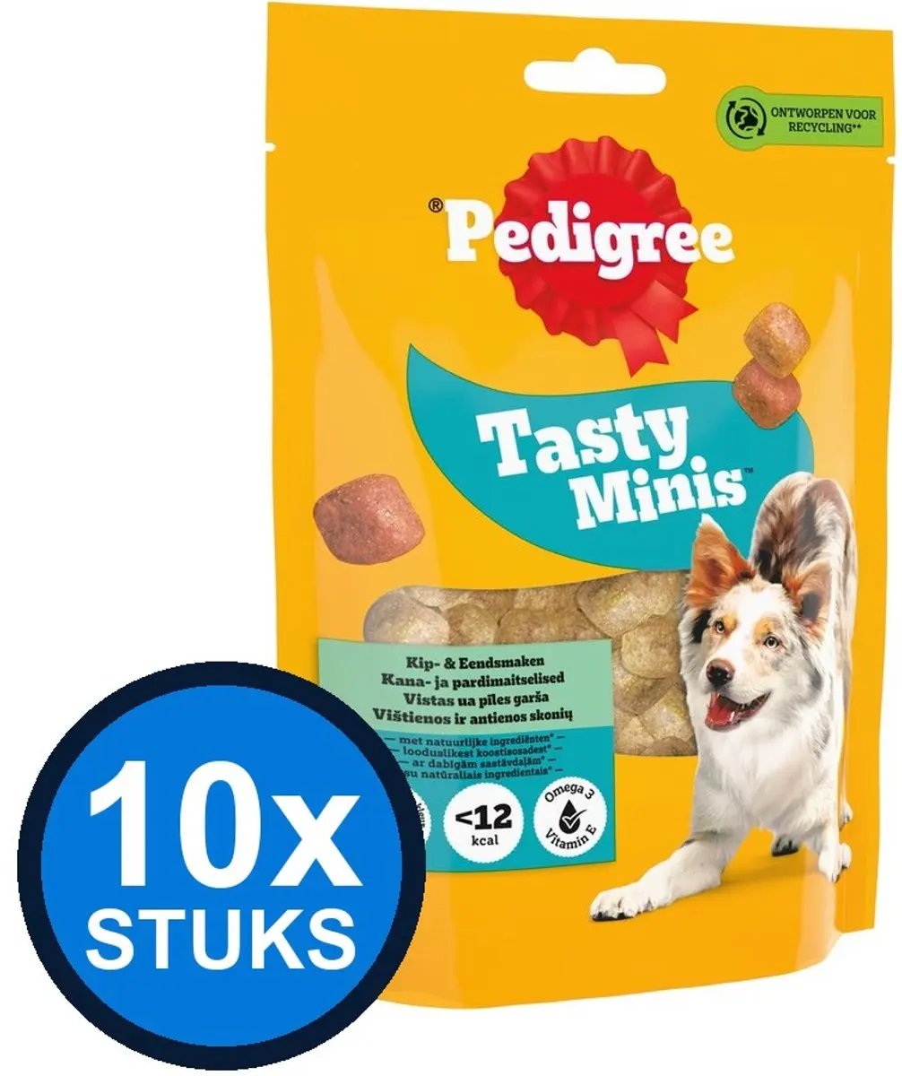 Pedigree Tasty Minis Chewy Cubes Honden Snacks 130g