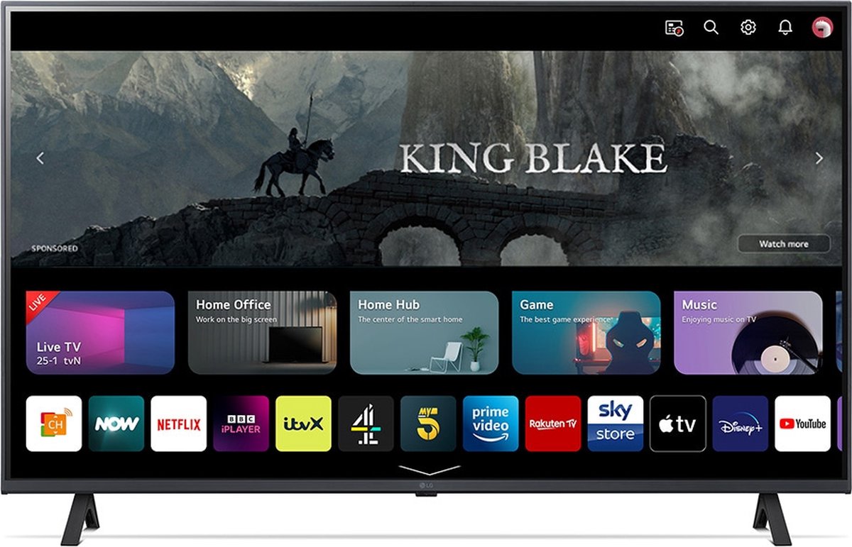 LG 65UR78006LK - 65 inch - 4K LED - 2023 - Buitenlands model