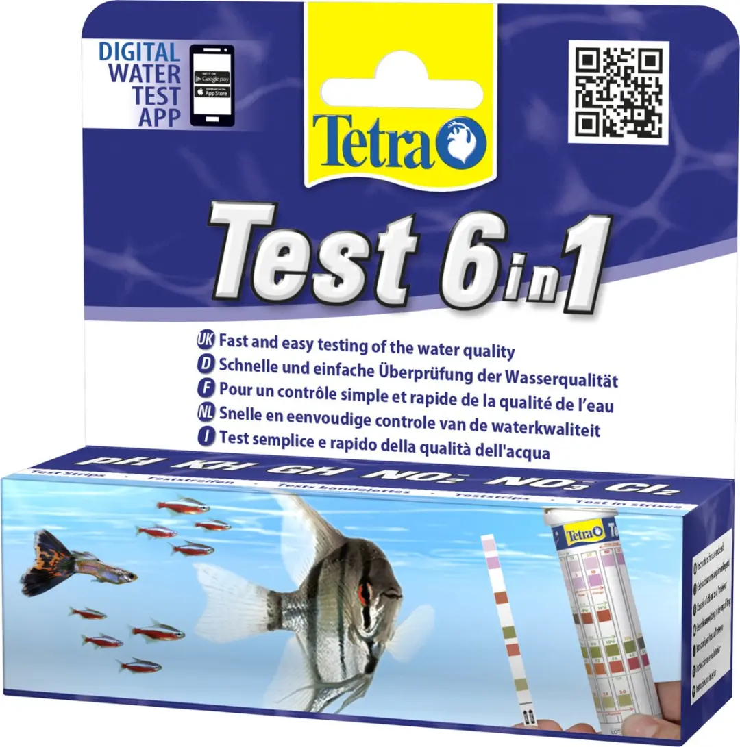 Tetra pH Teststrips 6-in-1 Aquariummeter