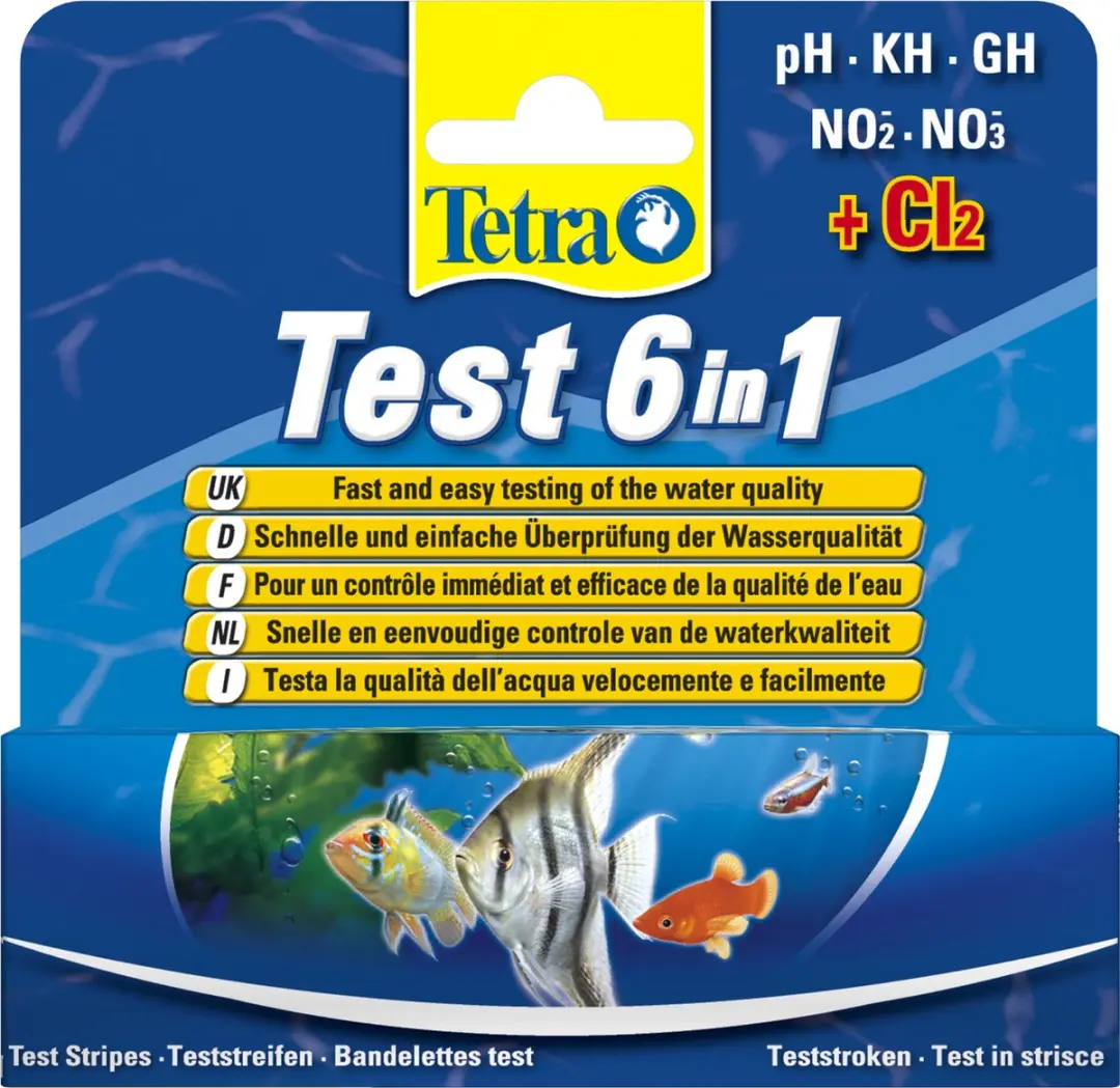 Tetra pH Teststrips 6-in-1 Aquariummeter