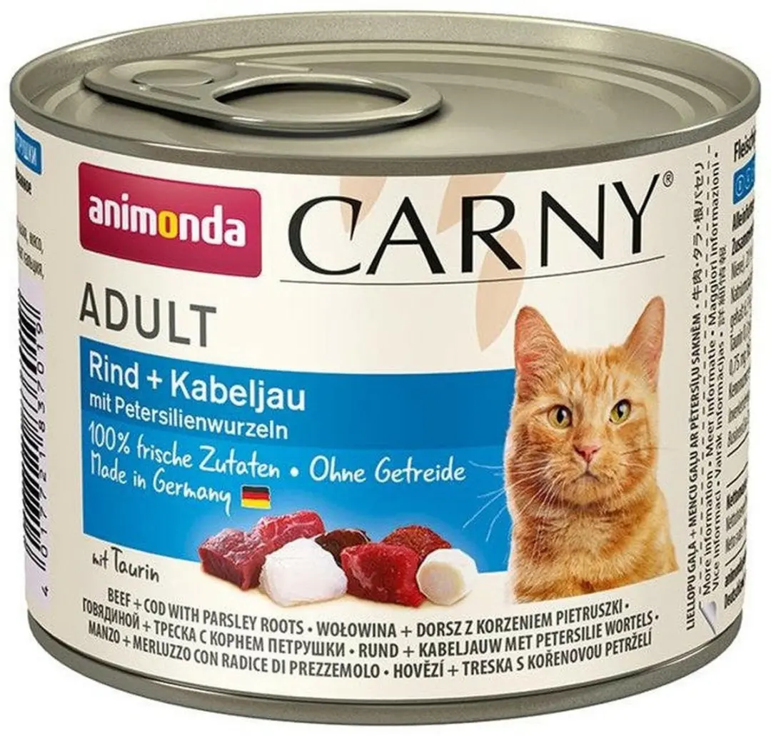 Animonda Carny Adult Rund met Kabeljauw 6x200g
