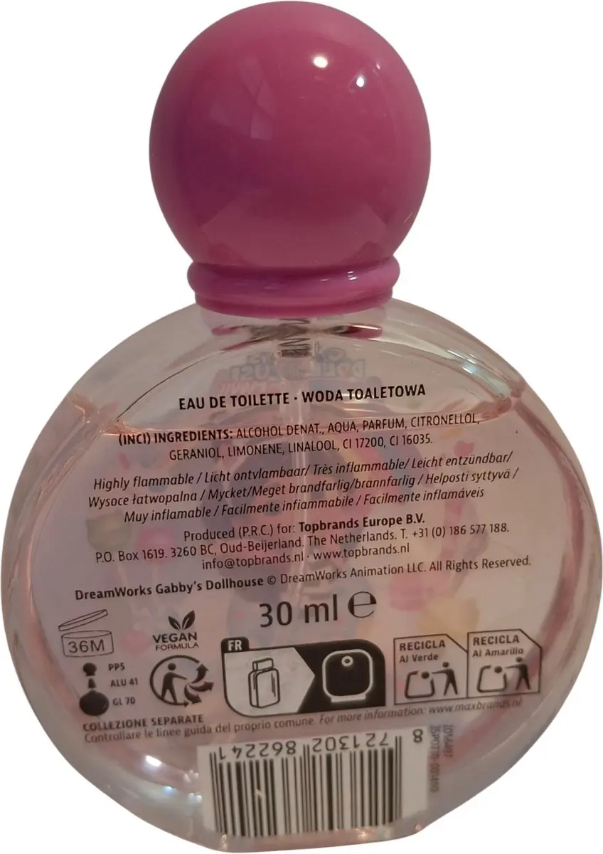 Sence Gabby's Dollhouse Pink Party Scent Kinderparfum 30ml