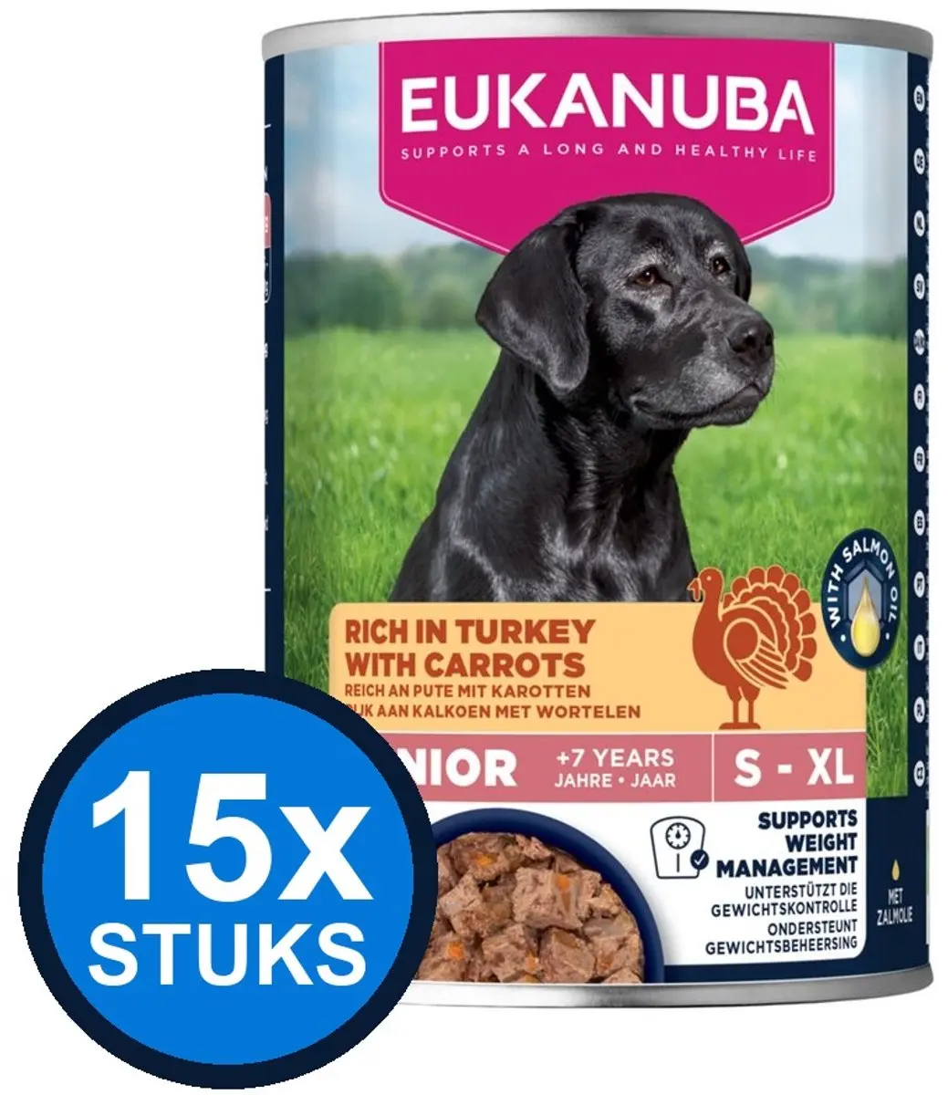 Eukanuba Life Care Natvoer Senior Kalkoen & Wortel